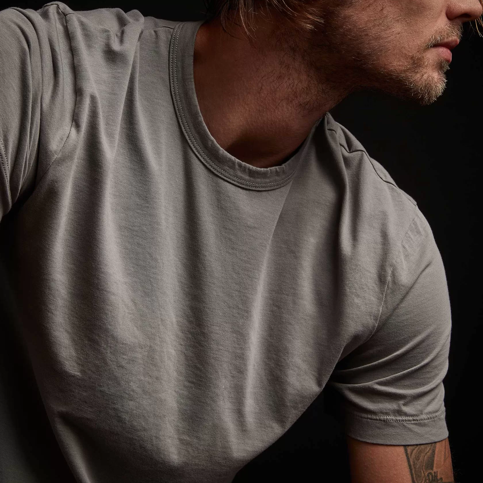 Best Sale Brushed Cotton Jersey Tee Men T-Shirts