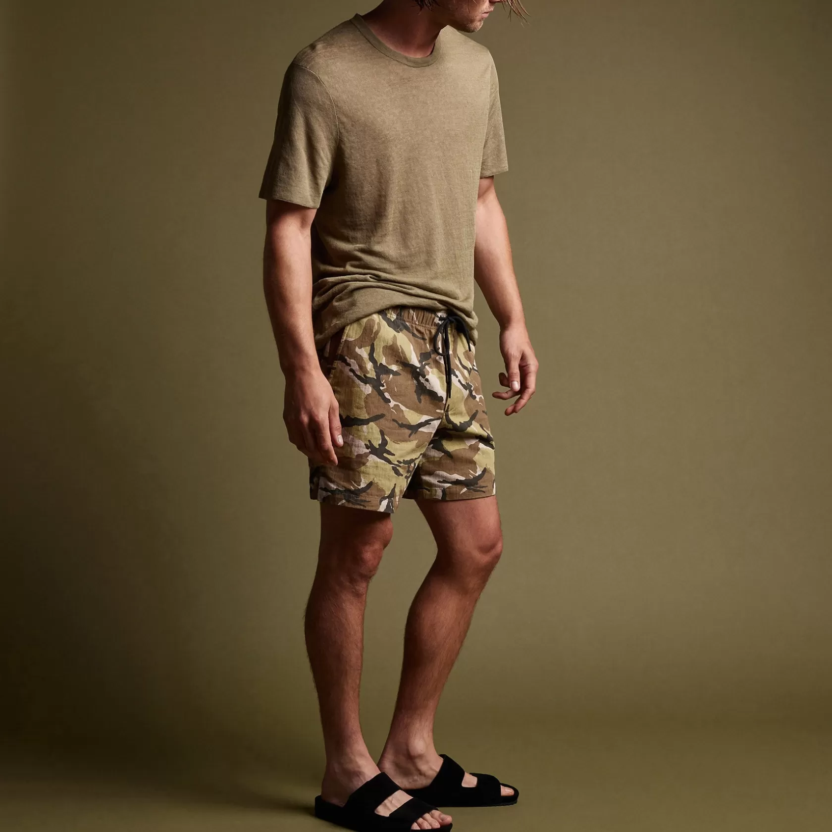 Store Camo Denim Short Men Shorts