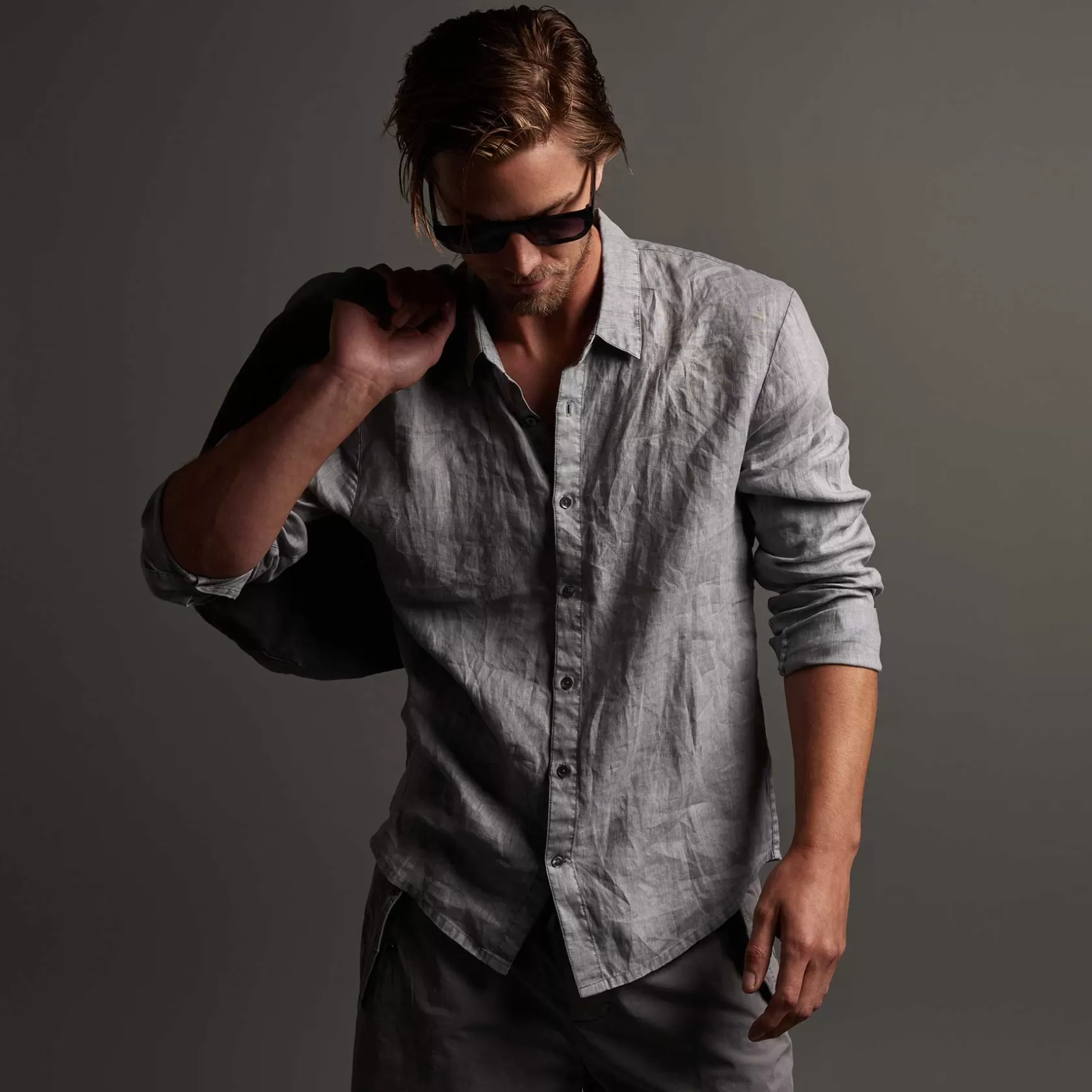 Best Classic Linen Shirt Men Shirting