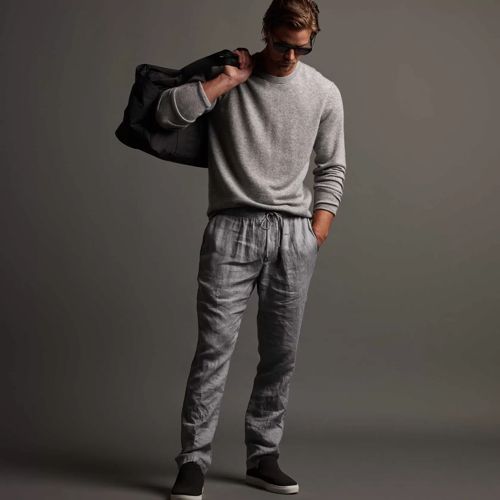 Sale Lightweight Linen Pant Men Pants/Denim