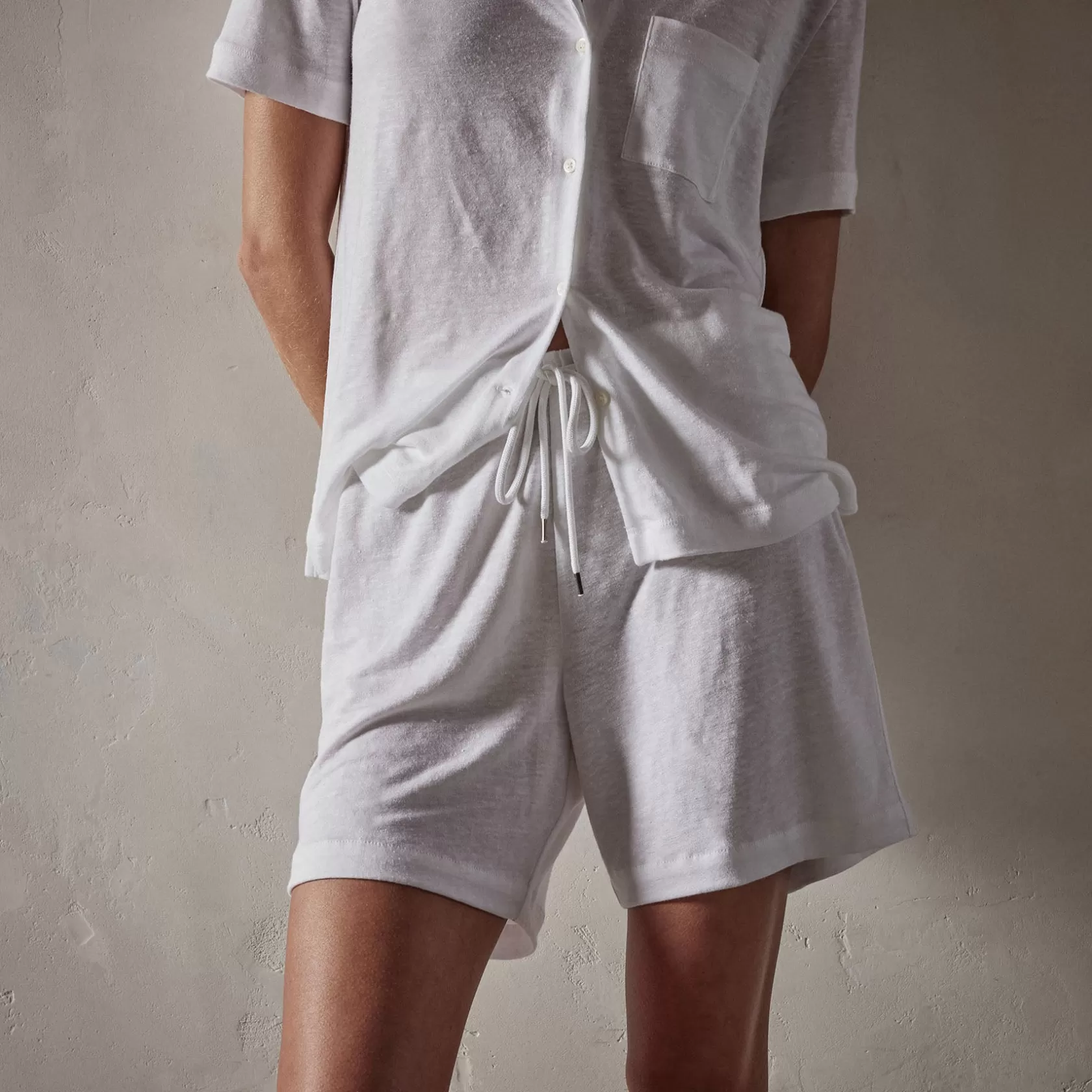 Store Linen Jersey Short Women Lounge