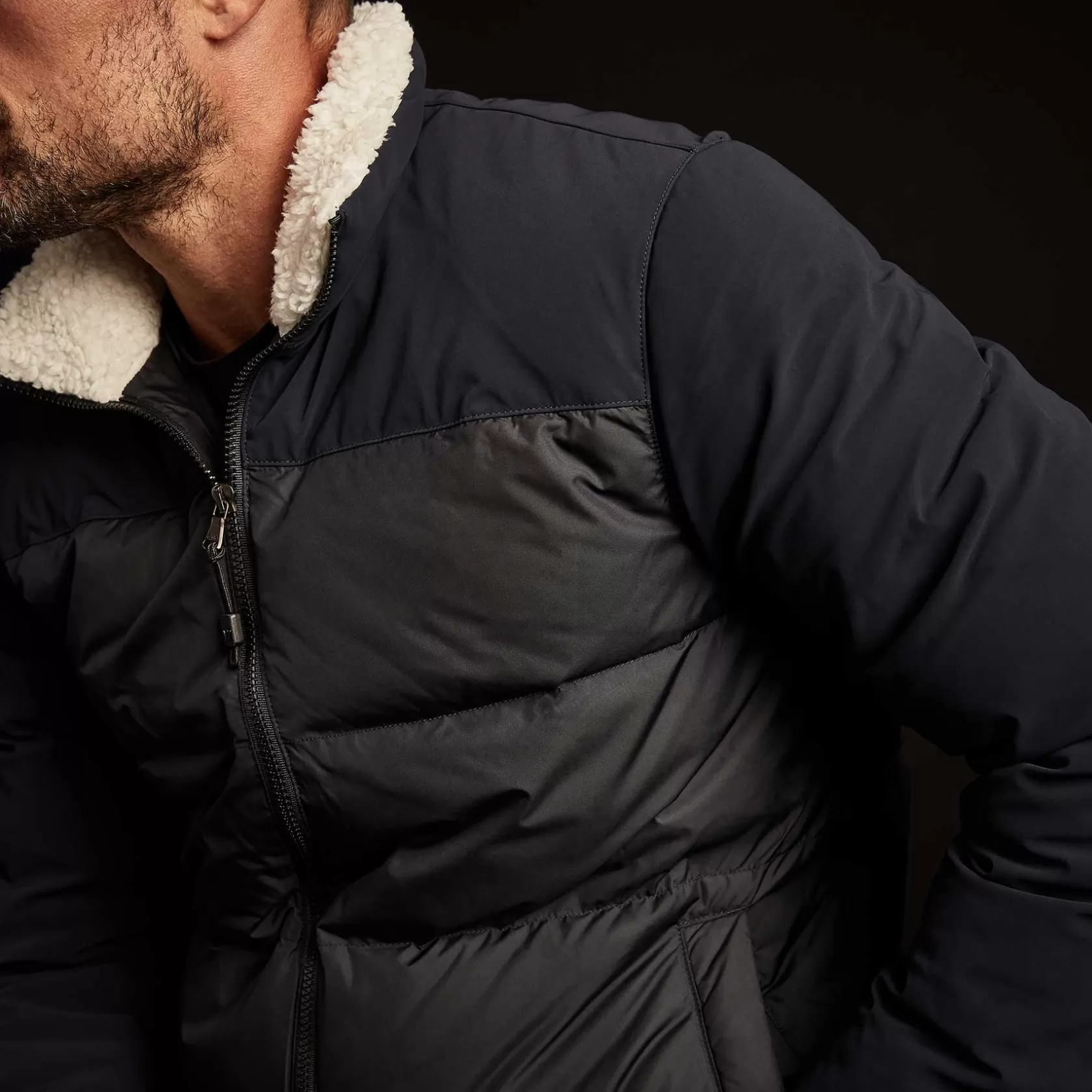 Cheap Mixed Media Down Jacket Men Jackets/Outerwear