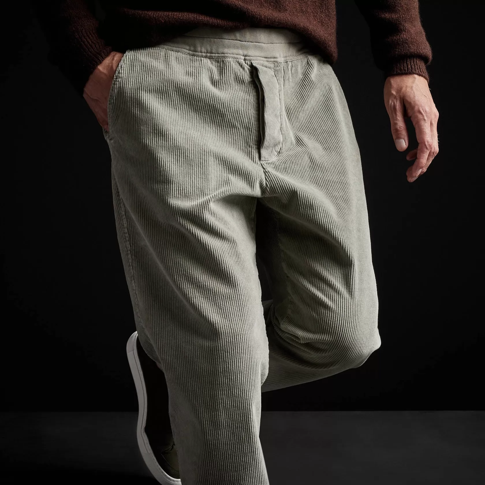 Hot Relaxed Fit Corduroy Chino Men Pants/Denim