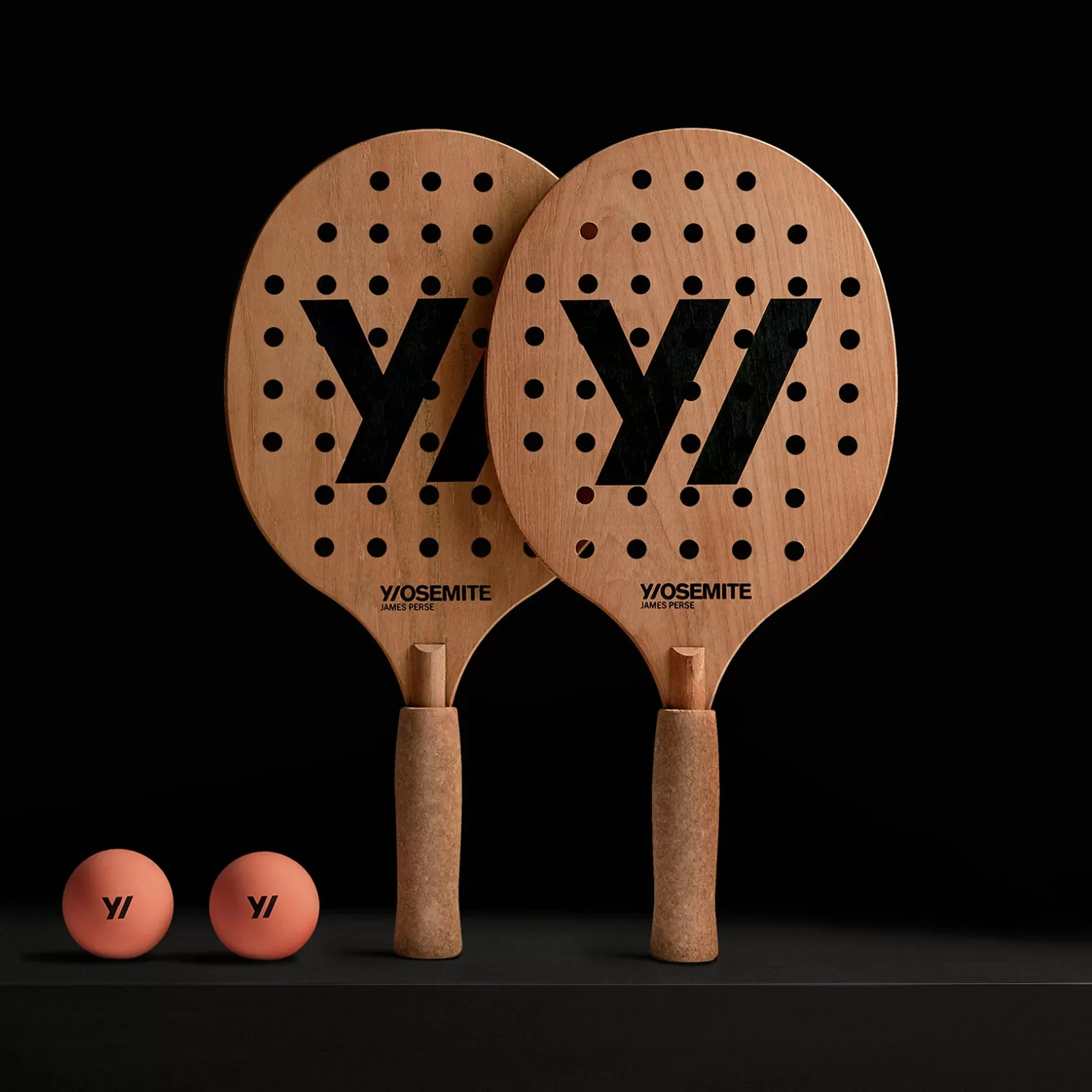 Best Sale Y/Osemite Printed Teak Paddleball Set Gaming